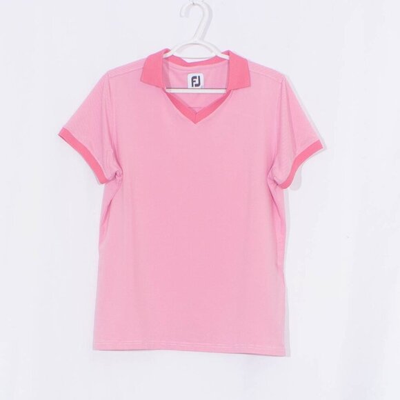 FOOTJOY End On End Open Collar Golf Shirt Size L - Picture 5 of 11